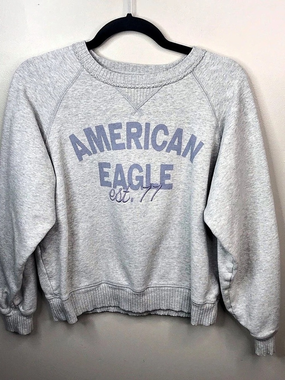 American Eagle graphic seriously lived in sweatshirt Gray Size XS